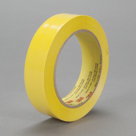 3M Polyethylene Tape 483, Yellow, 1 In X 36 Yd, 5.0 Mil 7010333519